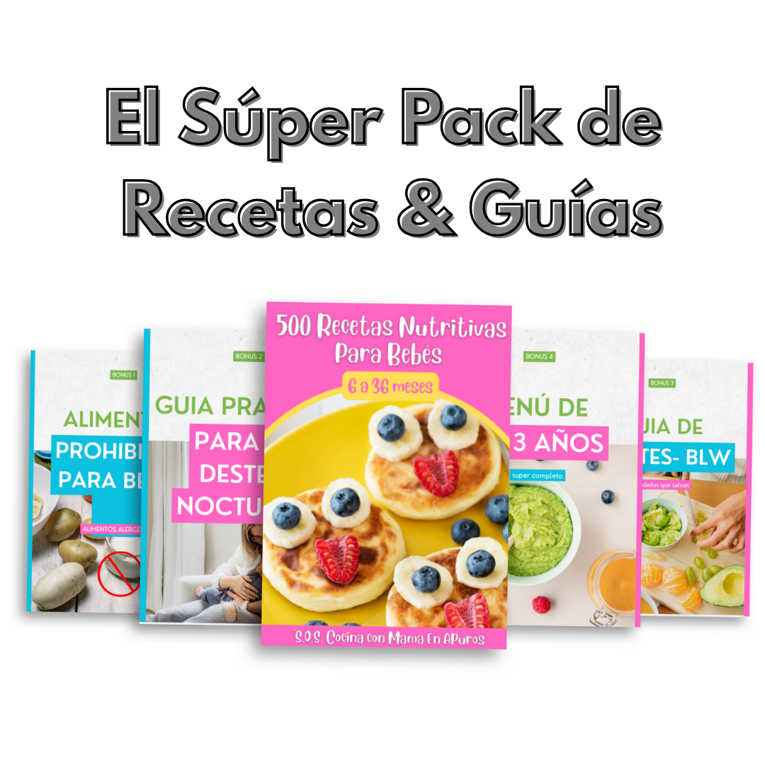 El Pack Definitivo de la Alimentación Infantil: +500 Recetas y 4 BONUS para un Bebé Feliz y Saludable